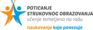 Logo projekta Poticanje strukovnog obrazovanja - učenje temeljno na radu